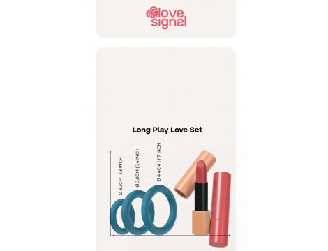 Zestaw pierścieni silikonowych Dream Toys Long Play Love Set - 15