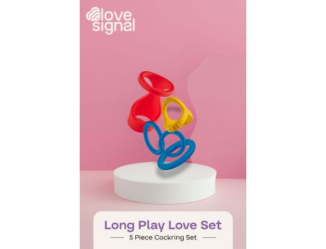 Zestaw pierścieni silikonowych Dream Toys Long Play Love Set - 13