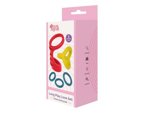Zestaw pierścieni silikonowych Dream Toys Long Play Love Set - 14