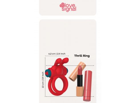 Pierścień erekcyjny wibrujący Dream Toys Thrill Ring USB - 10