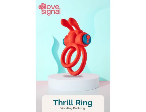 Pierścień erekcyjny wibrujący Dream Toys Thrill Ring USB - 9