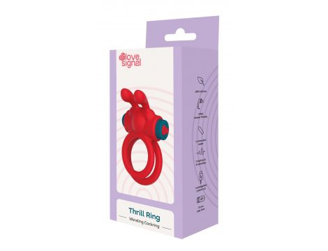 Pierścień erekcyjny wibrujący Dream Toys Thrill Ring USB - 8