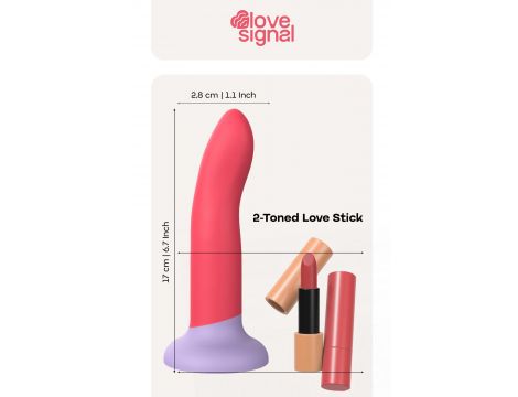 Dildo realistyczne Dream Toys Love Signal silikonowe 20.5 cm - 6