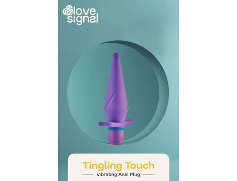 Korek analny wibrujący Tingling Touch Dream Toys silikonowy 13 cm USB - 8