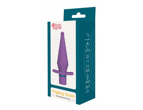 Korek analny wibrujący Tingling Touch Dream Toys silikonowy 13 cm USB - 10
