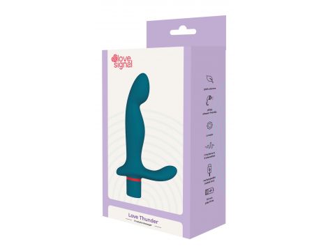 Masażer prostaty Love Thunder Dream Toys silikonowy USB 15 cm - 8