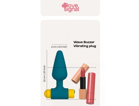 Korek analny wibrujący Wave Buzzer Dream Toys silikonowy USB 10 cm - 9