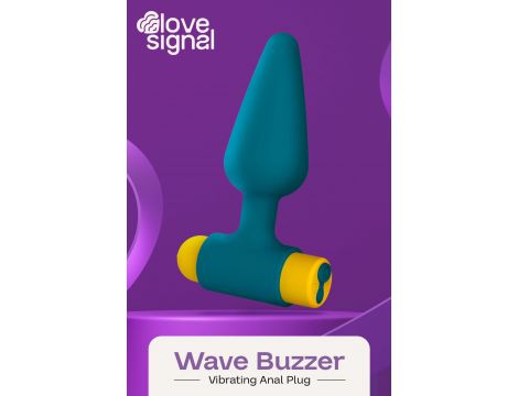 Korek analny wibrujący Wave Buzzer Dream Toys silikonowy USB 10 cm - 7