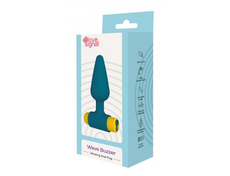 Korek analny wibrujący Wave Buzzer Dream Toys silikonowy USB 10 cm - 10