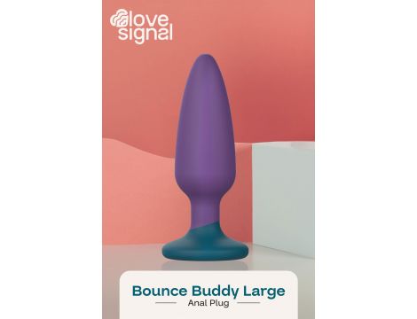 Korek analny Bounce Buddy Large silikonowy 13 cm - 7