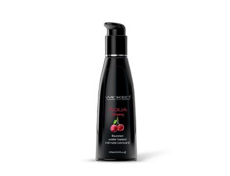 Lubrykant smakowy wiśniowy Wicked Aqua 120ml - 2