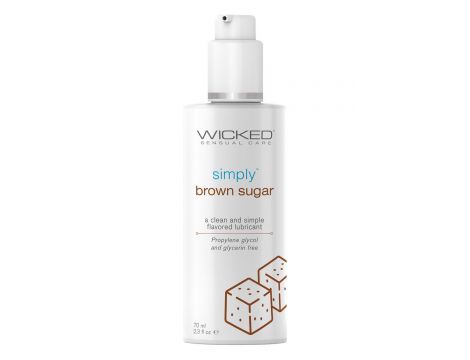 WICKED SIMPLY LUBRICANT BROWN SUGAR 70ML - 2