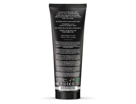 WICKED SENSUAL MASSAGE CREAM 120ML STRIPPED AND BARE UNSCENTED