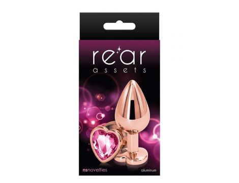 REAR ASSETS ROSE GOLD HEART M PINK - 2