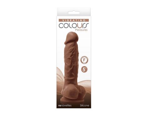 COLOURS PLEASURES VIBE 5" DILDO BROWN