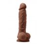 COLOURS PLEASURES VIBE 5" DILDO BROWN - 3