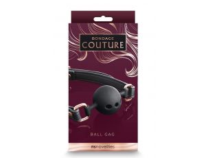BONDAGE COUTURE BALL GAG  BLACK