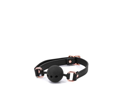 BONDAGE COUTURE BALL GAG  BLACK - 2