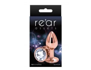 REAR ASSETS ROSE GOLD SMALL CLEAR