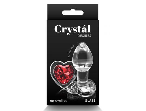 CRYSTAL DESIRES RED HEART SMALL - 4
