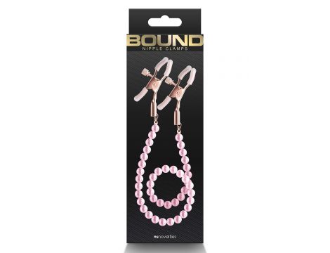 BOUND NIPPLE CLAMPS DC1 PINK