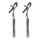 BOUND NIPPLE CLAMPS D2 GUNMETAL