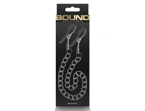 BOUND NIPPLE CLAMPS DC2 GUNMETAL - 2