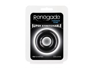 RENEGADE FIREMAN RING MEDIUM BLACK
