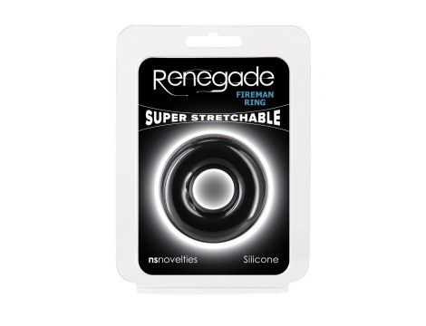RENEGADE FIREMAN RING MEDIUM BLACK