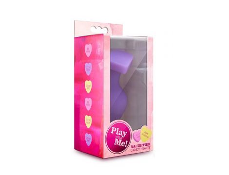 PLAY WITH ME CANDY HEART FUCK ME PURPLE - 4