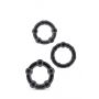 STAY HARD BEADED COCKRINGS BLACK - 3