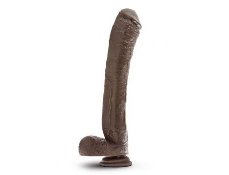 DR. SKIN MR. ED 13INCH DILDO CHOCOLATE - 2