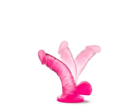 NATURALLY YOURS 4INCH MINI COCK PINK - 4