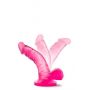 NATURALLY YOURS 4INCH MINI COCK PINK - 5