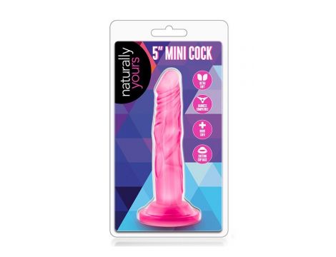 NATURALLY YOURS 5INCH MINI COCK PINK - 5