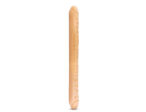 B YOURS 18INCH DOUBLE DILDO BEIGE - 3