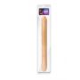 B YOURS 18INCH DOUBLE DILDO BEIGE - 5