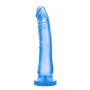 Dildo B Yours Sweet N Hard 6 niebieskie PVC 4,6 cm - 3