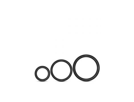 PERFORMANCE VS4 COCK RING SET BLACK - 2