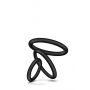 PERFORMANCE VS4 COCK RING SET BLACK - 5