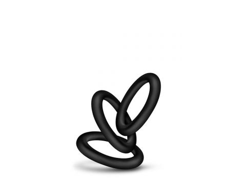 PERFORMANCE VS2 COCK RINGS SMALL BLACK - 2