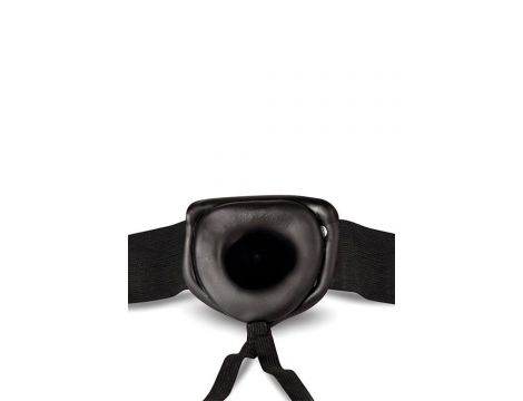 DR. SKIN 7INCH HOLLOW STRAP ON BLACK - 4