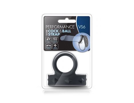 PERFORMANCE VS6 COCK & BALL STRAP BLACK