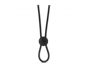 STAY HARD SILICONE LOOP COCK RING BLACK
