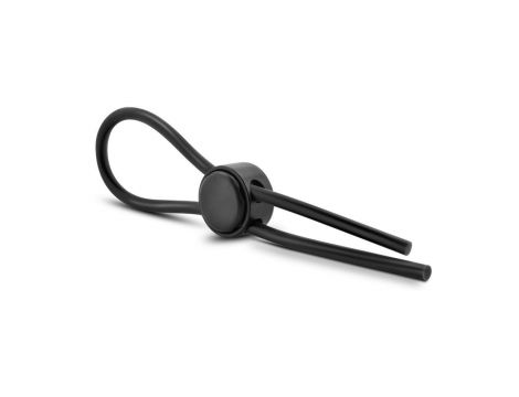 STAY HARD SILICONE LOOP COCK RING BLACK - 2