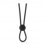 STAY HARD SILICONE LOOP COCK RING BLACK - 2