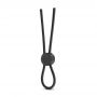 STAY HARD SILICONE LOOP COCK RING BLACK - 4