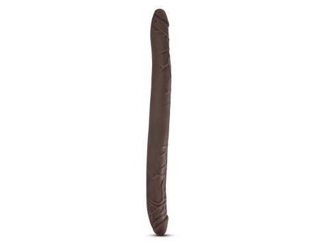 DR. SKIN 16INCH DOUBLE DILDO CHOCOLATE