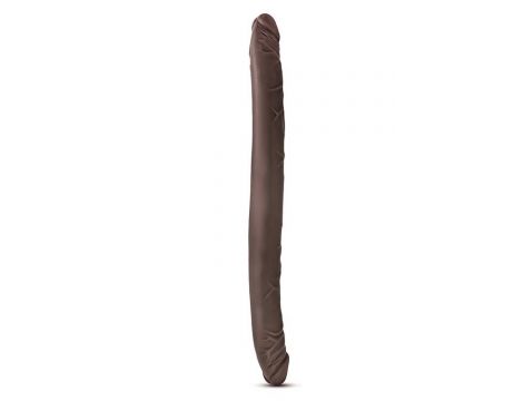 DR. SKIN 16INCH DOUBLE DILDO CHOCOLATE - 3