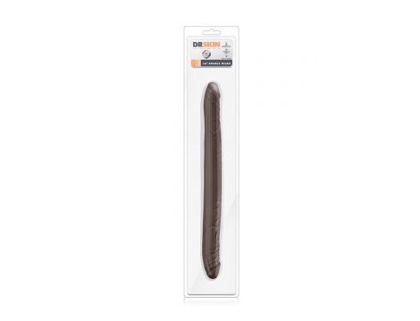 DR. SKIN 16INCH DOUBLE DILDO CHOCOLATE - 4
